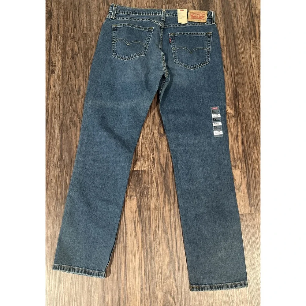 Levi's 511 Slim Fit Jeans W\Stretch Blue Men's Sizes NWT MSRP$69.50